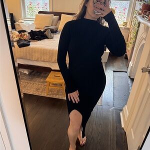 Wilfred Black Long Sleeve Dress